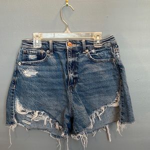 American eagle mom jean shorts